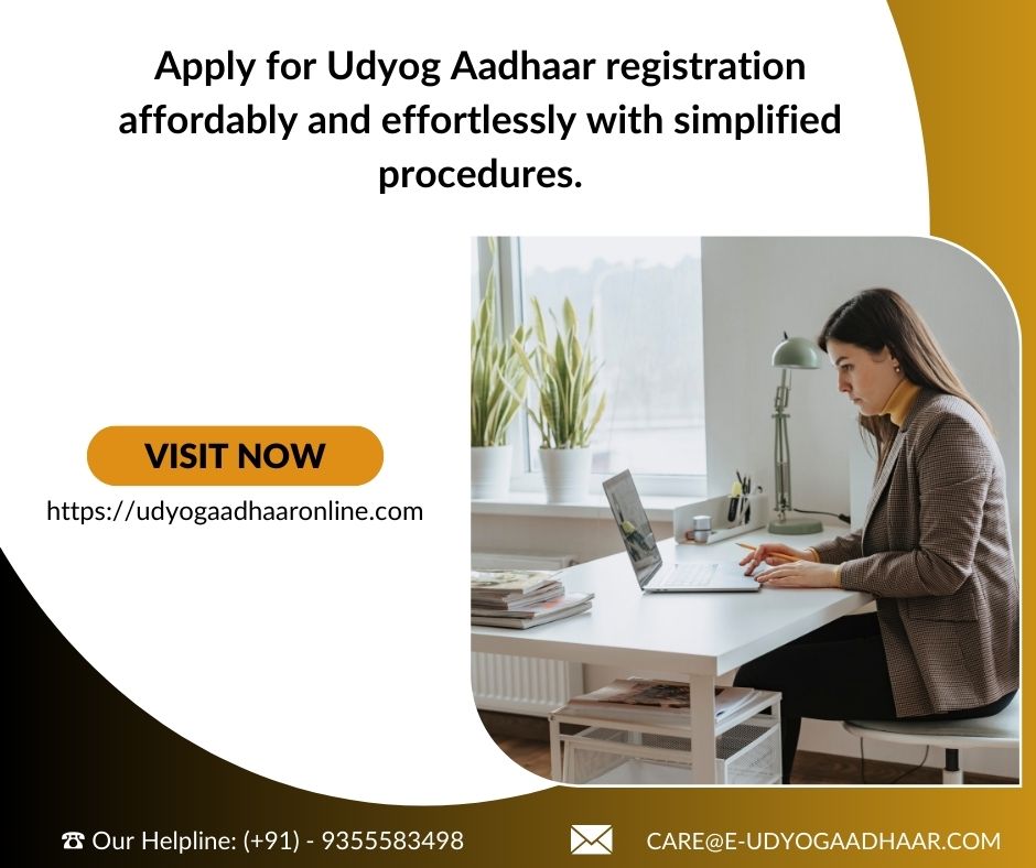  Apply for Udyog Aadhaar registration affordably and effortlessly with simplified procedures.