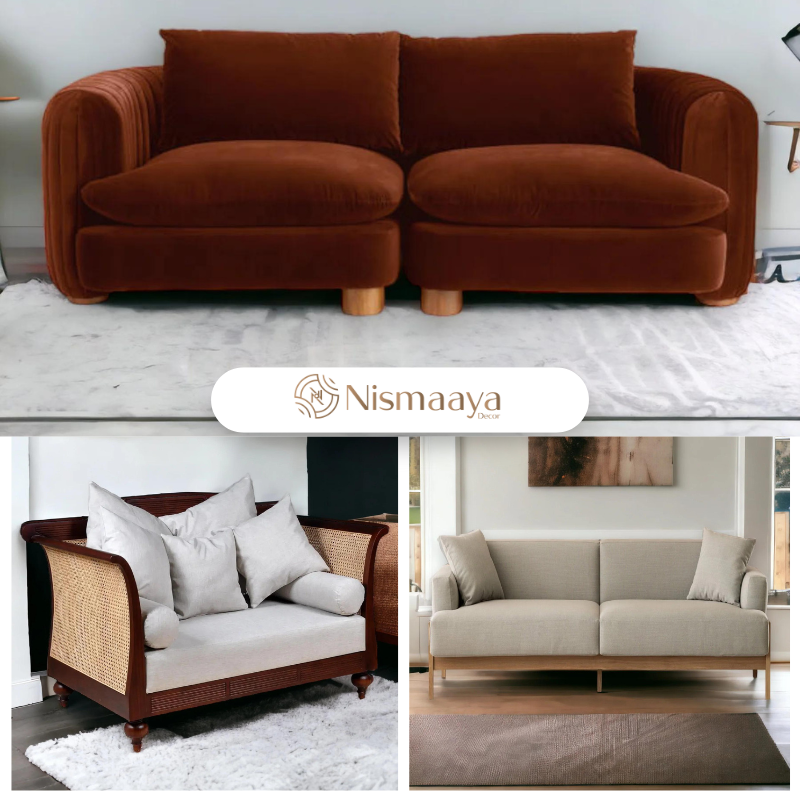  Buy a 2 Seater Sofa for Compact Living Spaces from Nismaaya Decor