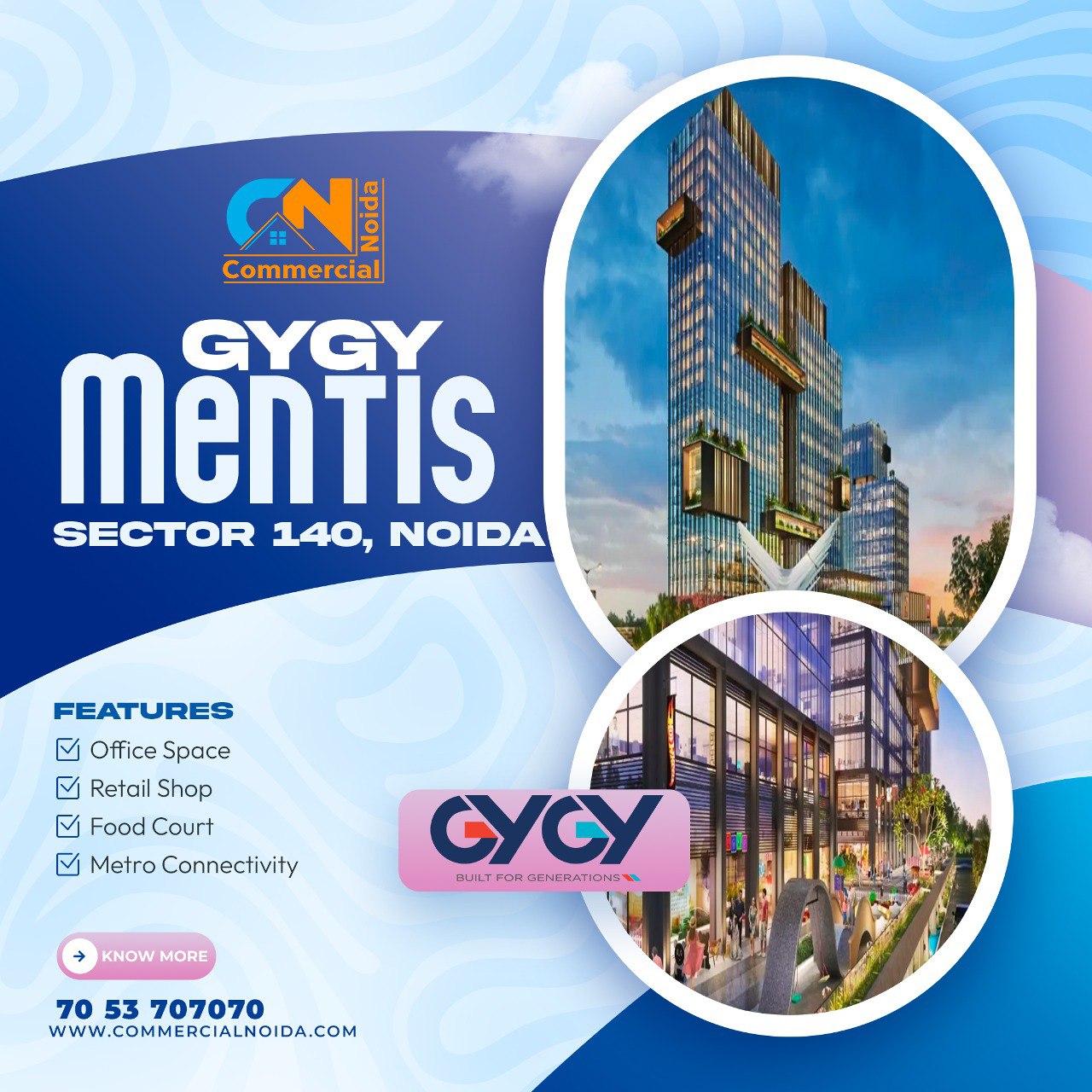  GYGY Mentis, Premium Retail & Office Space, Sector 140