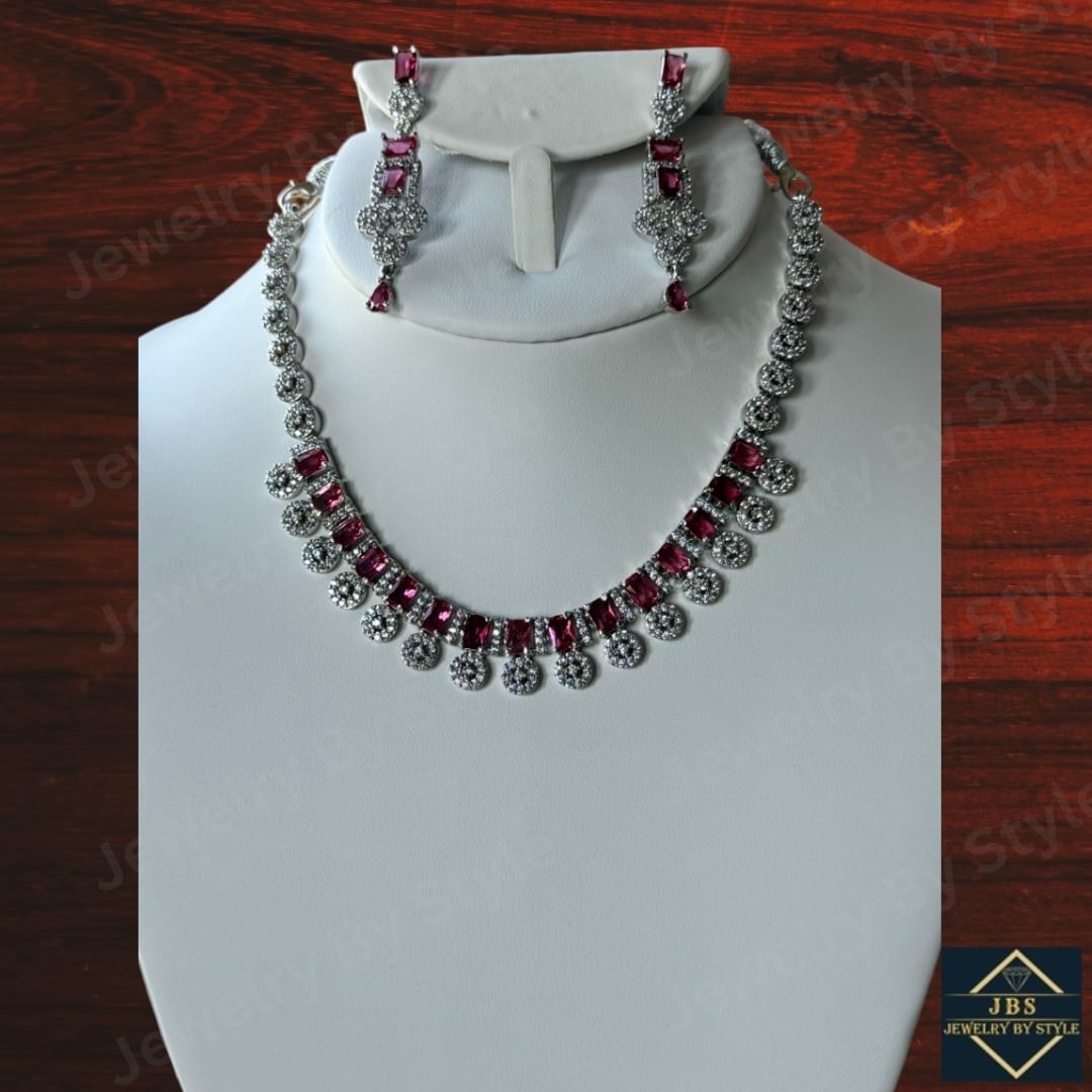  American Diamond Necklace Set : Best Selection For You Best Occasion