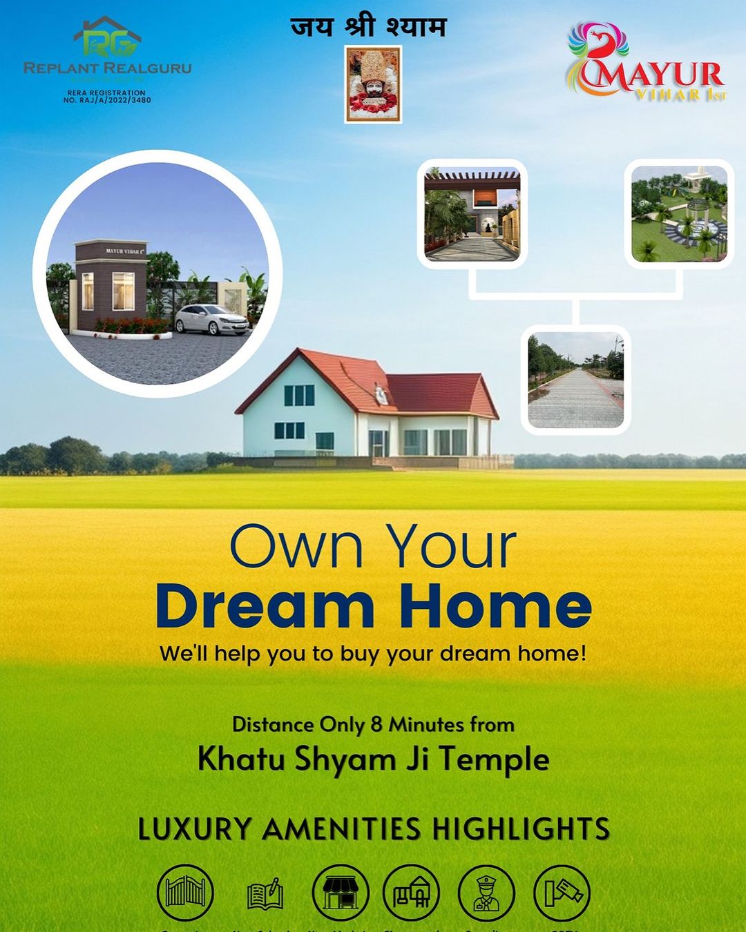  Residential Land and Plots in Khatu Shyam Ji Sikar - Replant Realguru