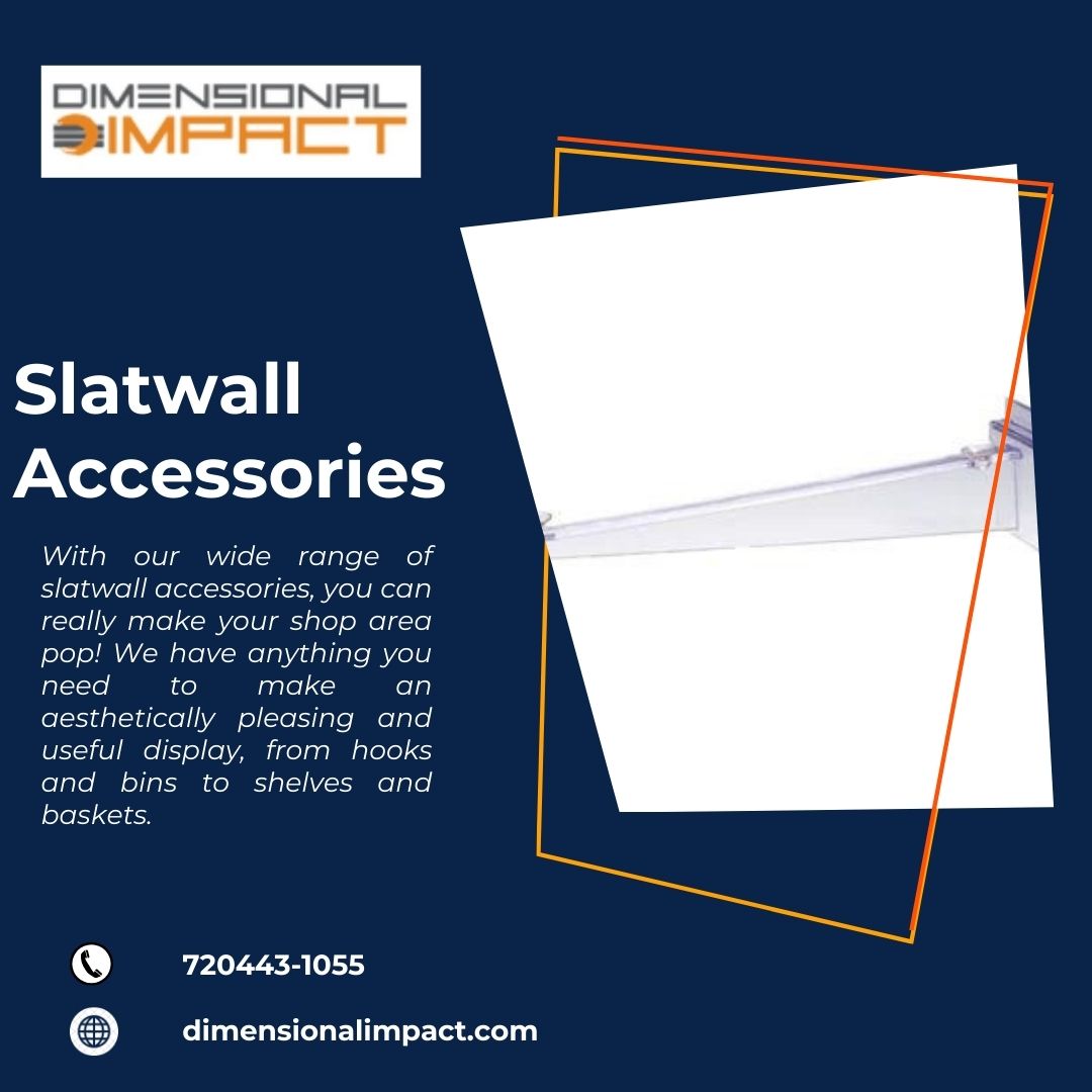  Essential Slatwall Accessories for Your Retail Display Needs