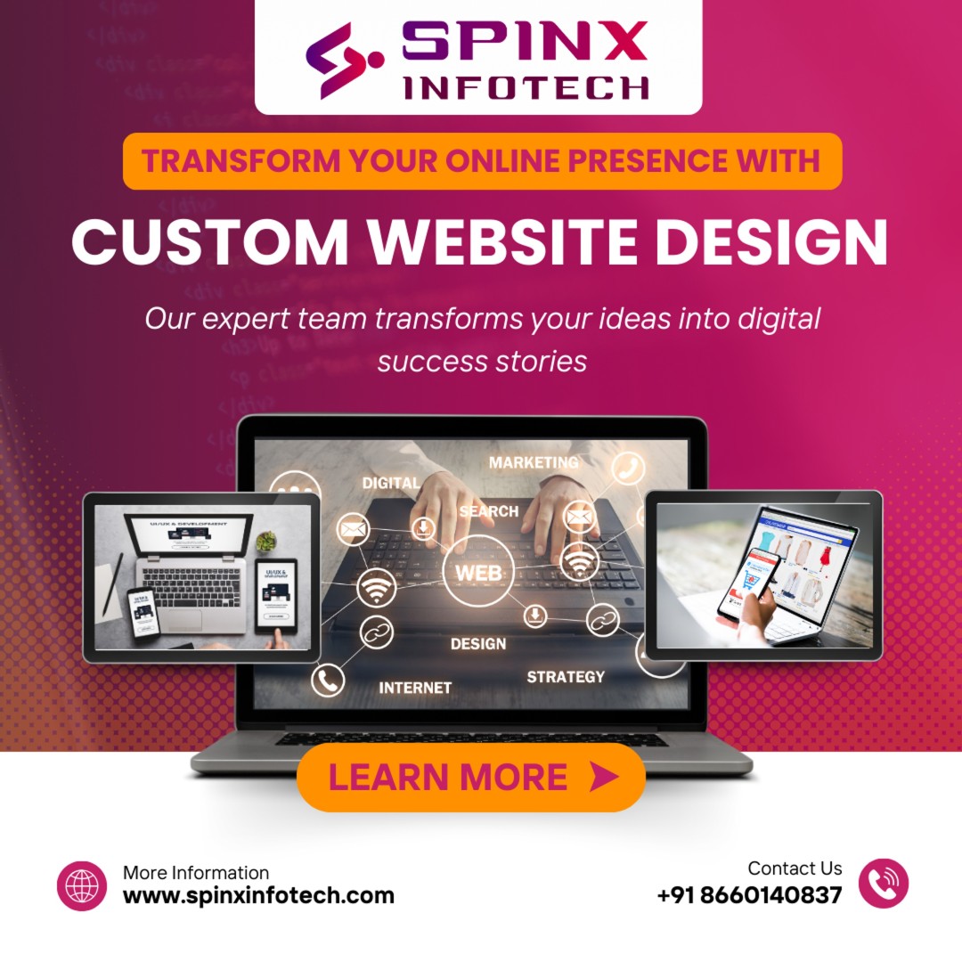  Custom website designing in Bangalore