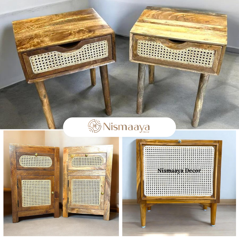  BUY High-Quality Bedside Tables Online at Nismaaya Decor