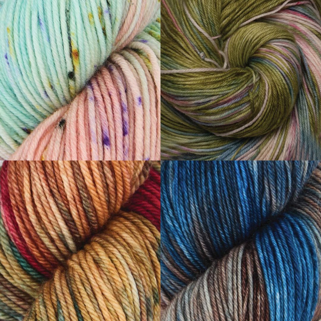  Hand Dyed Variegated Yarn Magic with Symfonie Yarns