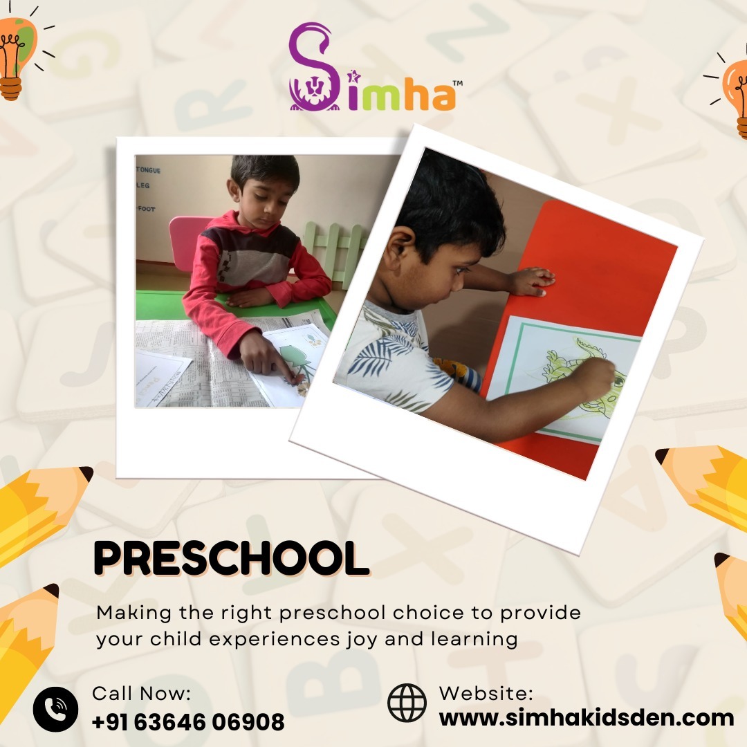  Best PreSchool in Ramamurthy Nagar | Simha Kidsden