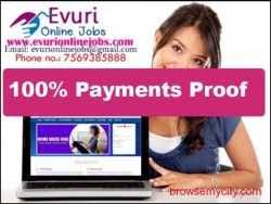  Work for extra income by online, part time jobs with Govt. Regd. Company, weekly pays