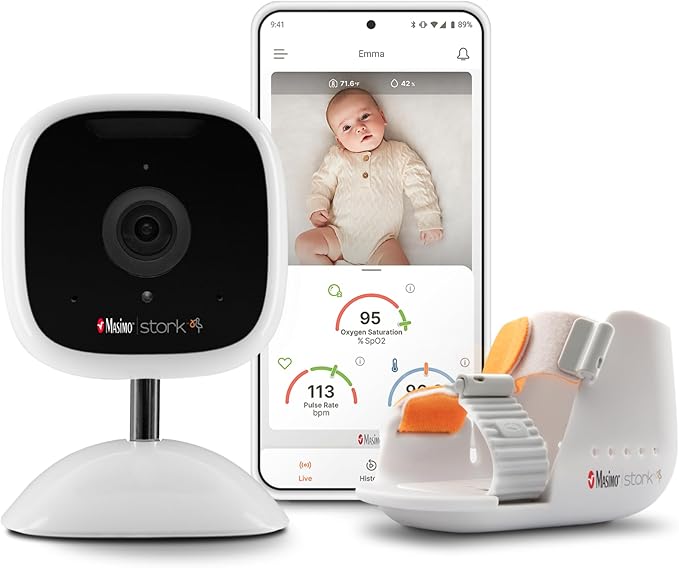  Masimo Stork Vitals+ - FDA Cleared Smart Home Baby Monitoring System