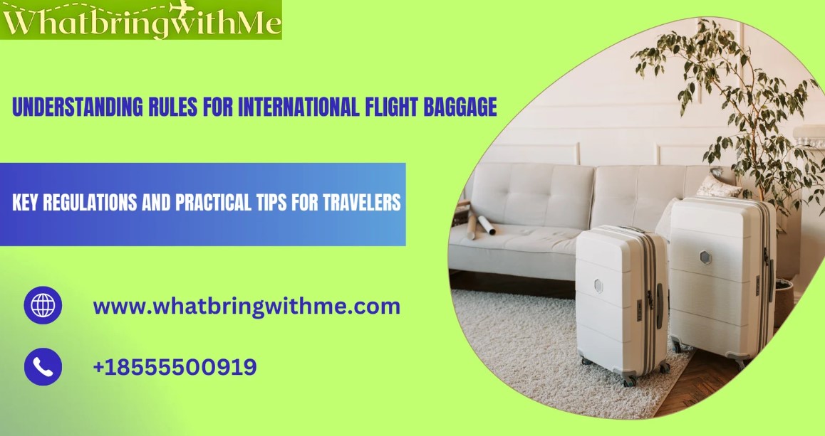  Rules for International Flight Baggage