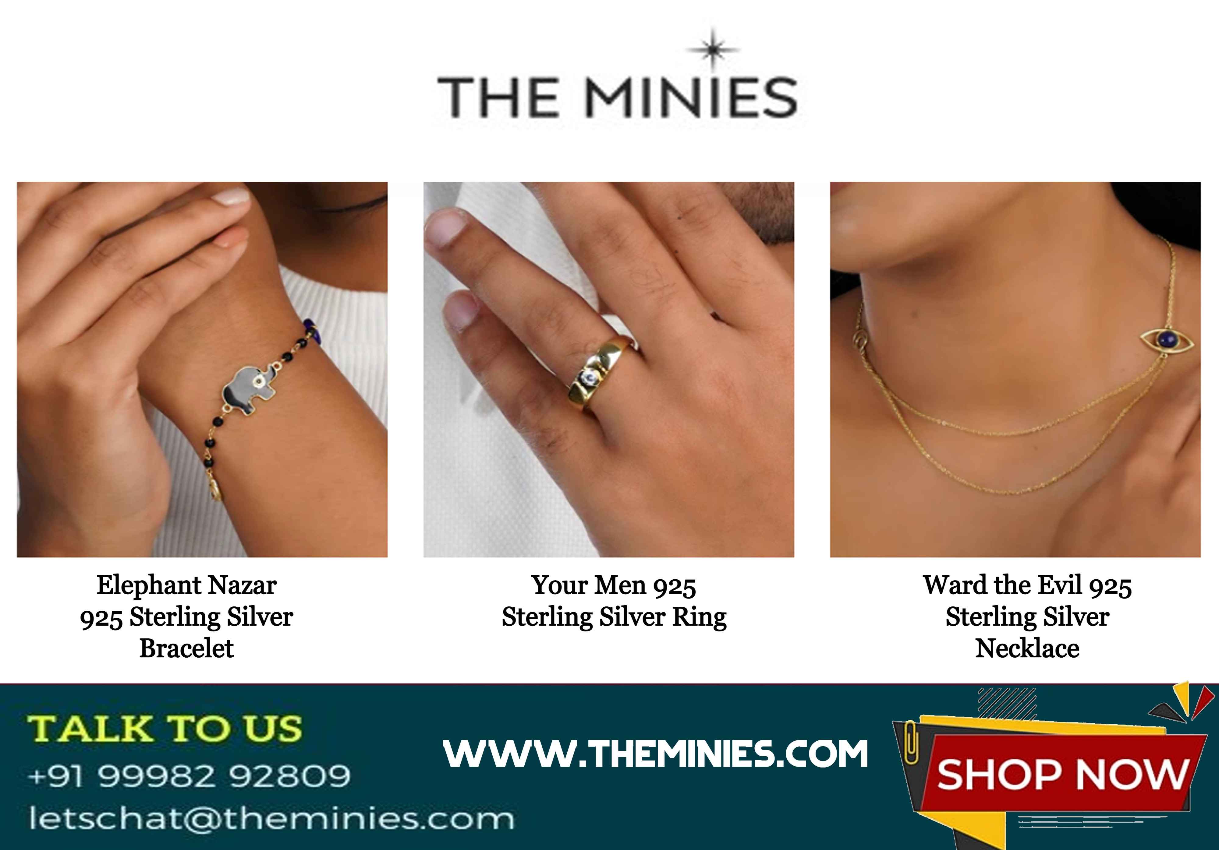  Your Online Destination for Silver Jewelery in India - The Minies