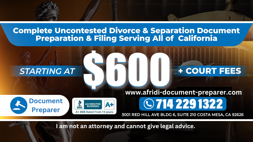  Best Divorce Document Preparer MISSION VIEJO