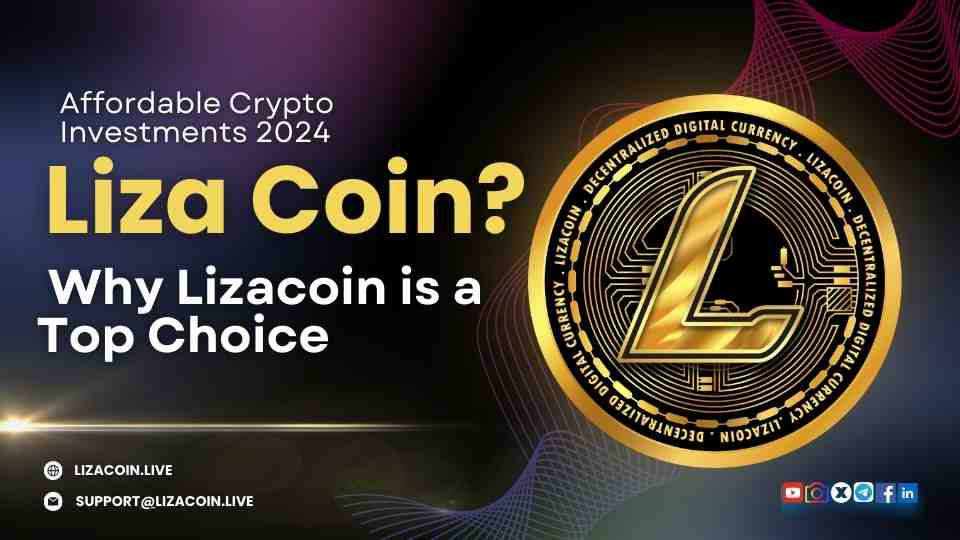  Affordable Crypto Investments 2024: Why Lizacoin is a Top Choice