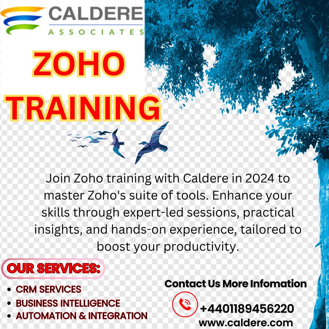  Master Zoho in 2024: Join Caldere’s Top Training Program