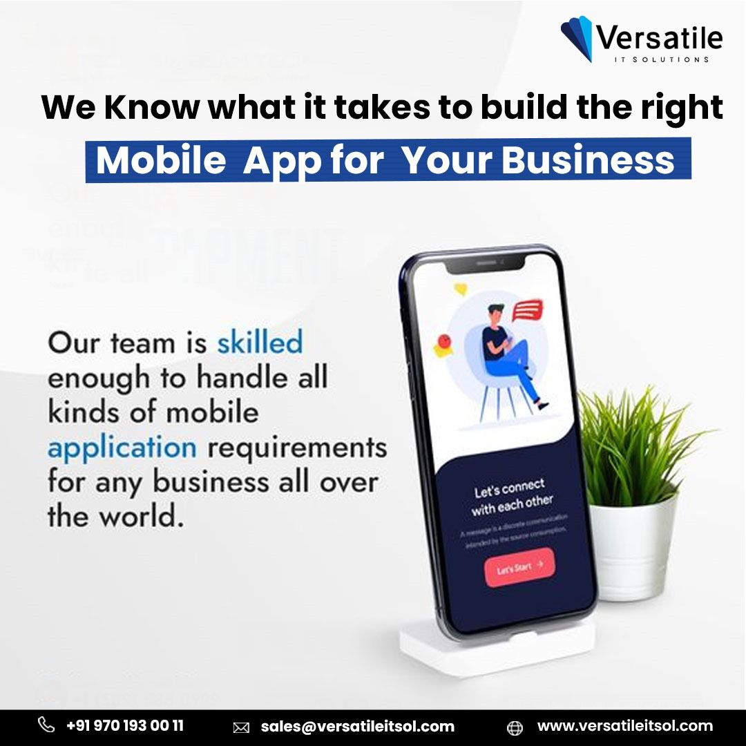  Mobile App Development Services in Hyderabad | Versatile IT Solutions