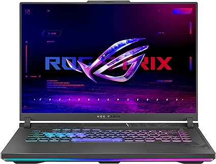  ASUS ROG Strix G16 (2023) Gaming Laptop, 16” 16:10 FHD 165Hz Display, NVIDIA® GeForce RTX™ 4060, Intel Core i7