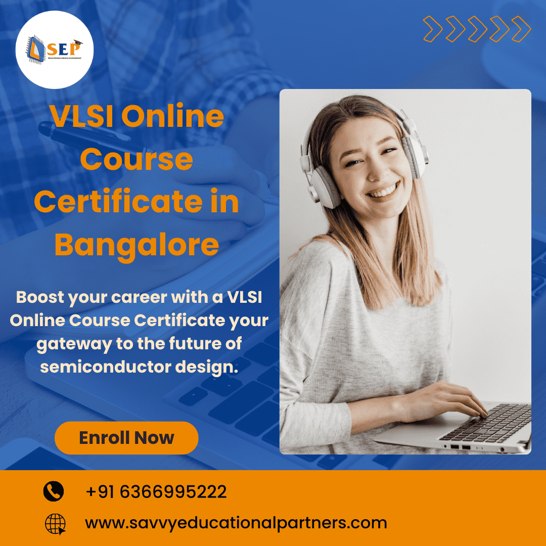  Savvy Educational Partners | VLSI Online Course Certificate in Bangalore