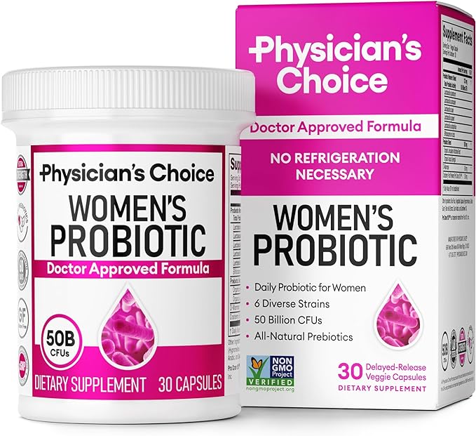  Physician's Choice Probiotics for Women - PH Balance, Digestive