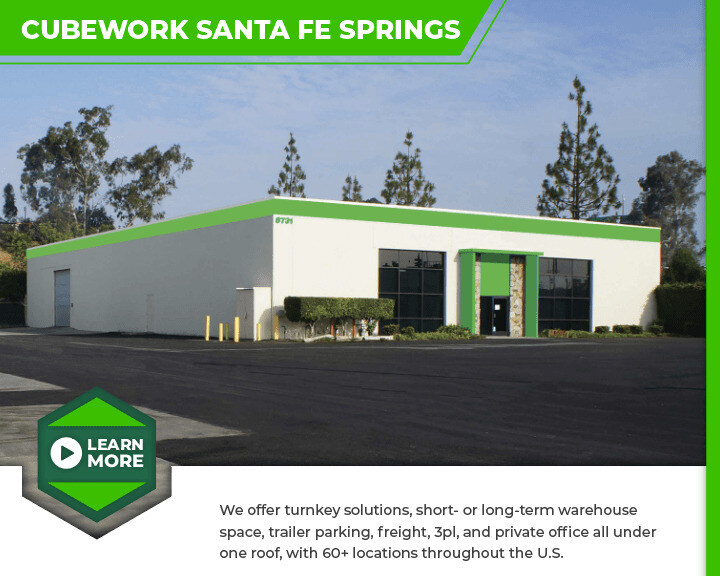  Commercial Parking Space at Cubework Santa Fe Springs with No Hidden Fees