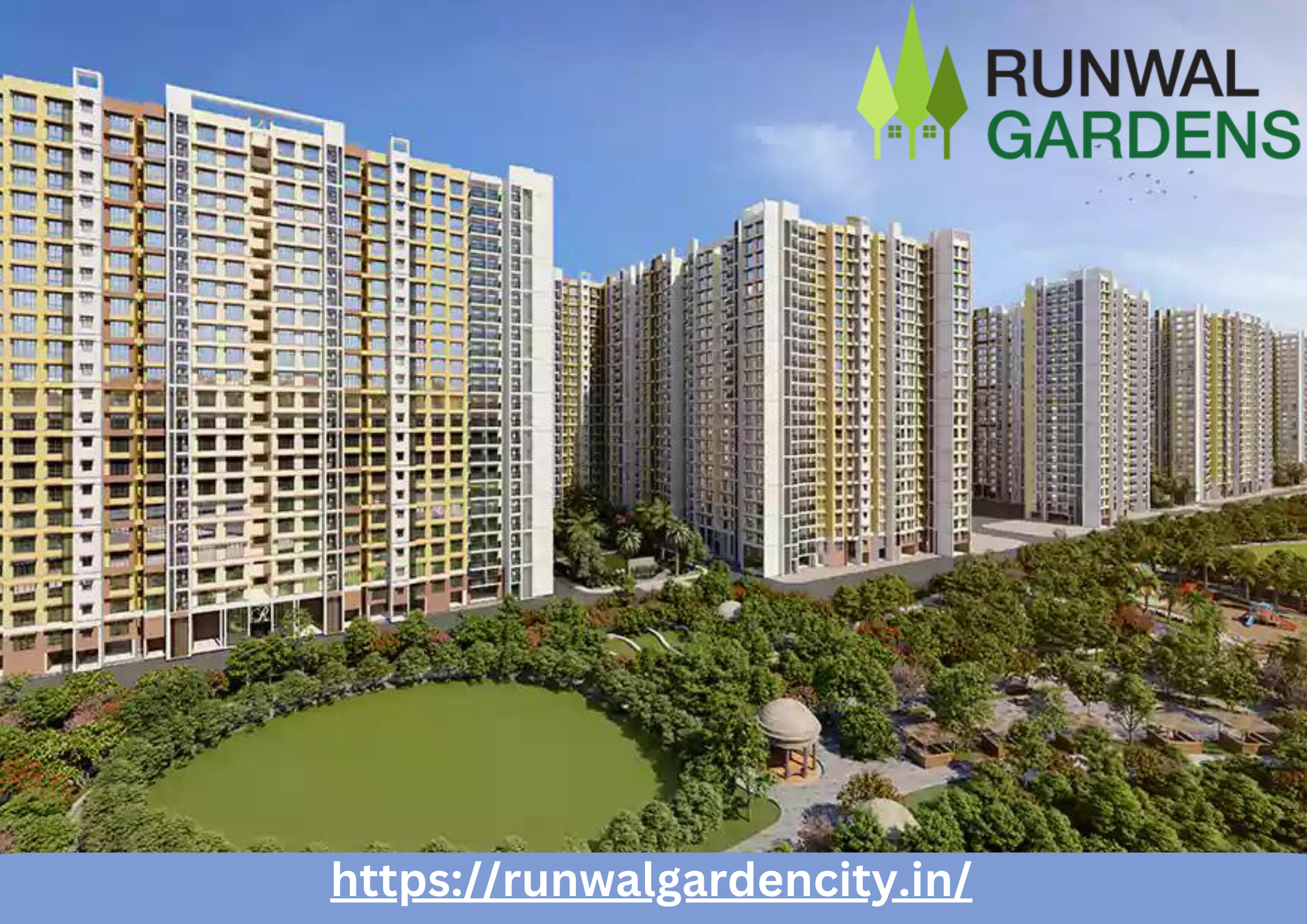  Runwal Garden City Dombivli 1 2 & 3 BHK Flats Kalyan Shilphata Road