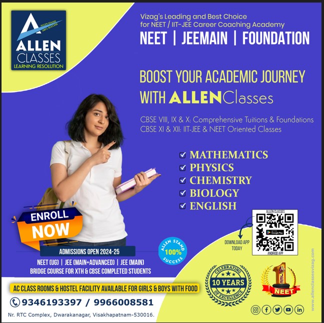  Boost Your Child’s Academic Journey with ALLEN Classes! Enroll Now