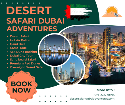  desert safari with quad biking dubai / +971-5555-38395