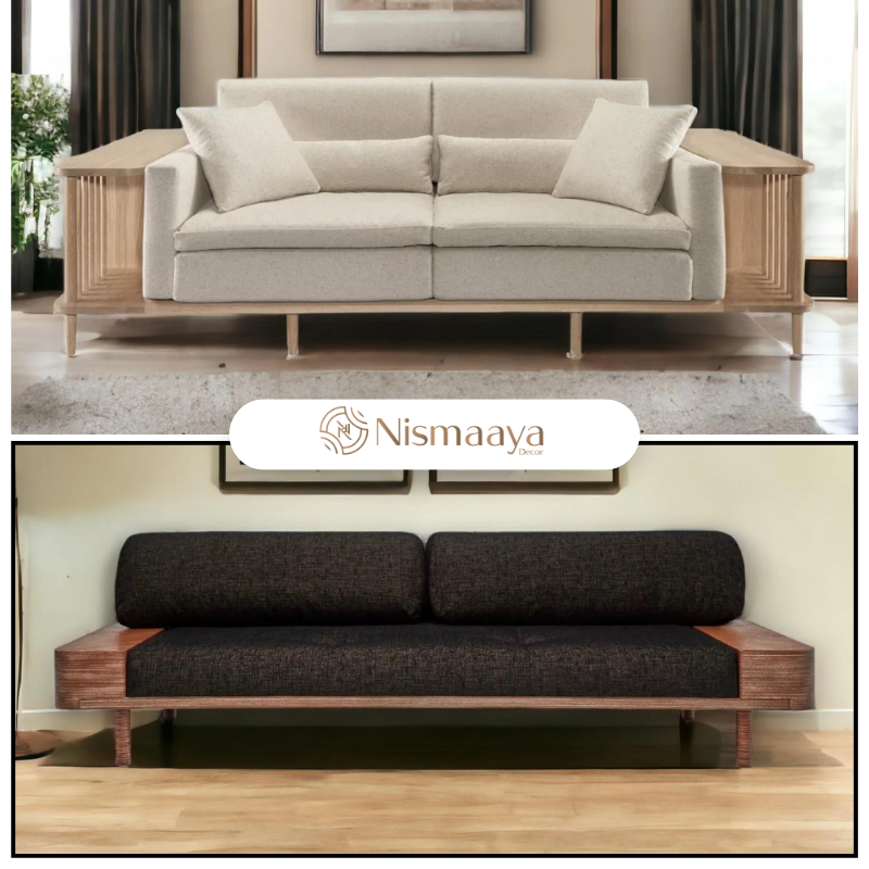  SHOP the Best Wooden Sofa Designs for a Stylish Hall at Nismaaya Decor