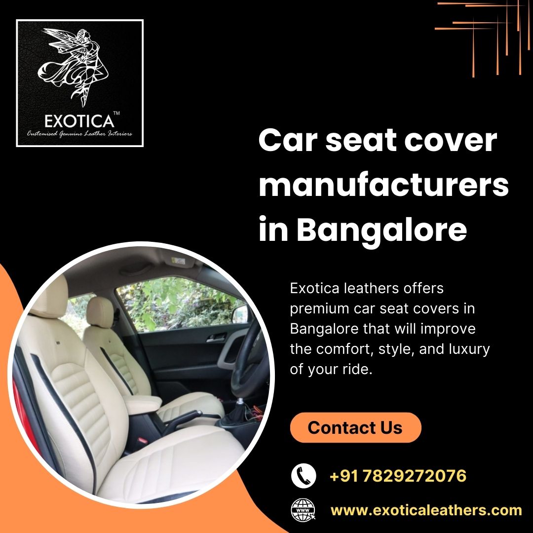  Car seat cover manufacturers in Bangalore