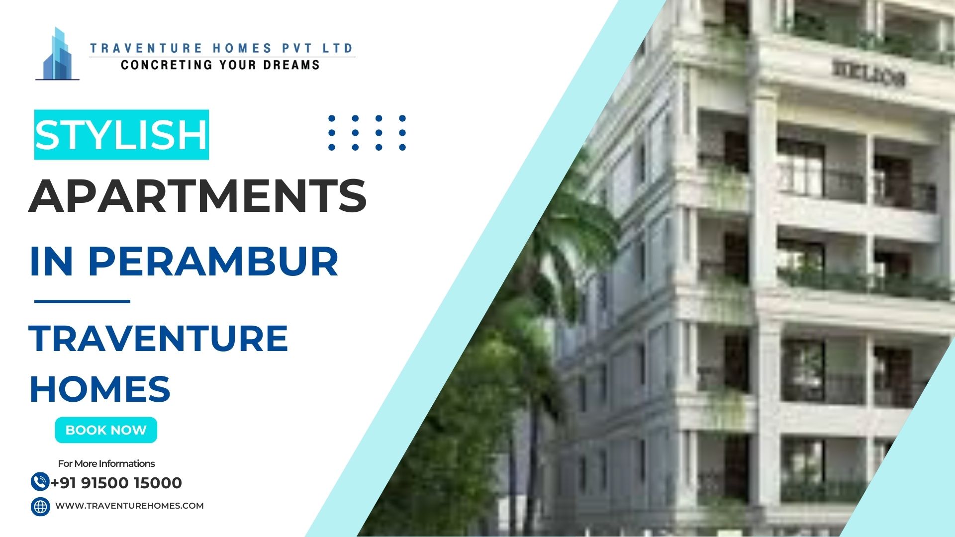  Stylish Apartments in Perambur - Traventure Homes