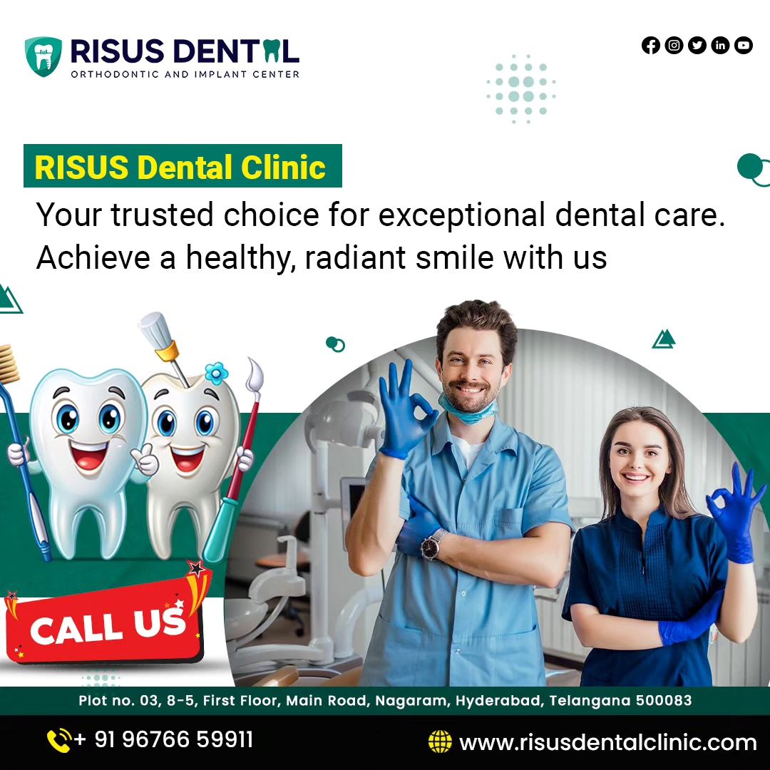  Affordable Dental clinic by orthondontic Dentist Near You at RISUS Dental Clinic, Nagaram