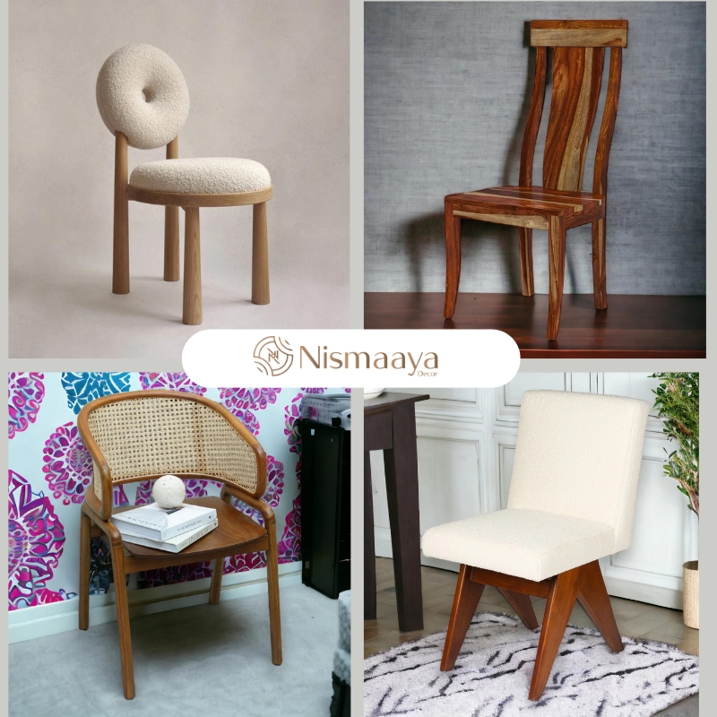  SHOP Affordable and Stylish Chairs for Sale in India at Nismaaya Decor