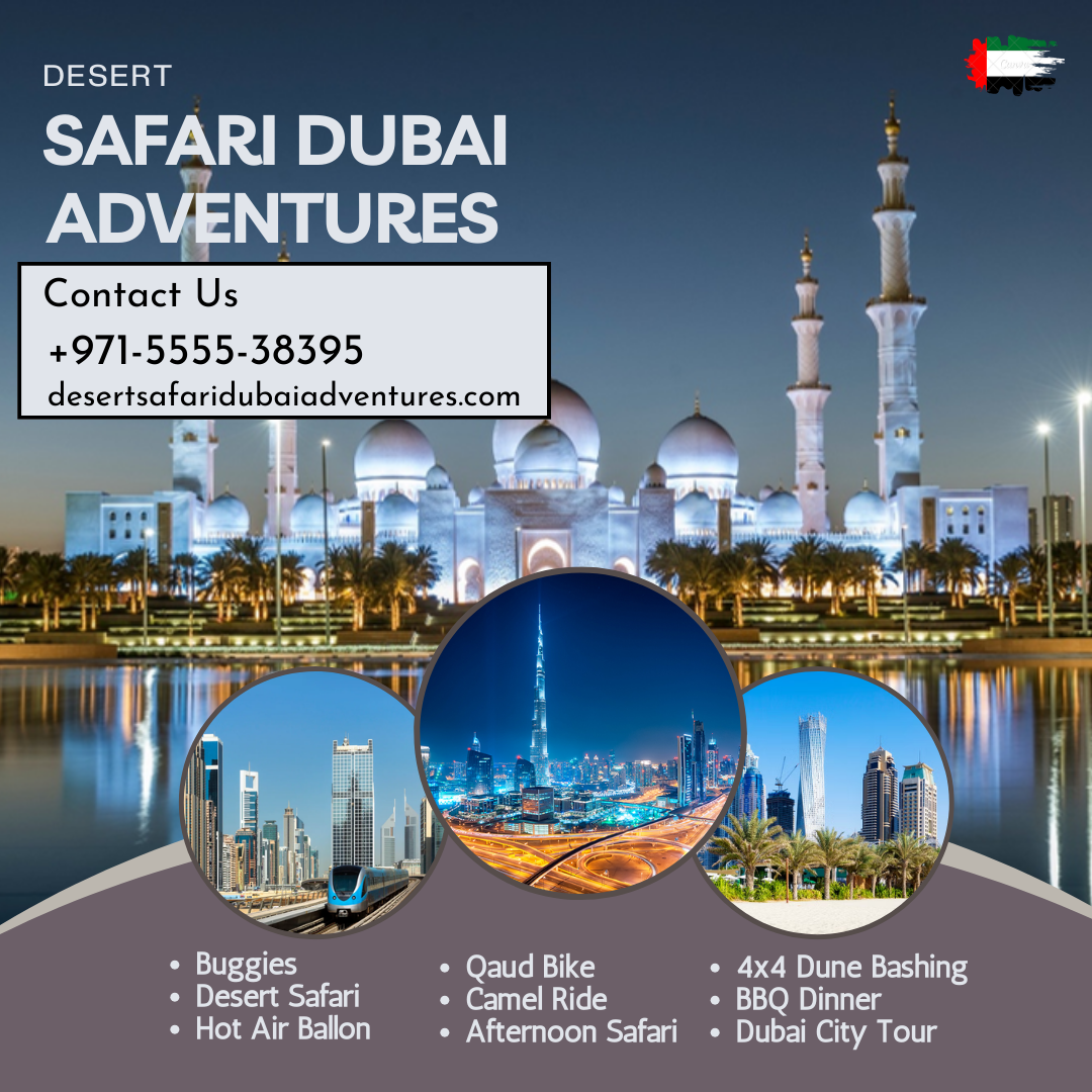  Desert Safari Dubai Adventures / +971-5555-38395