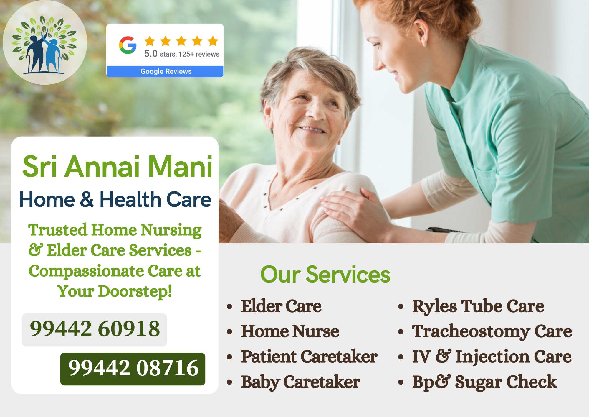  Quality Care for Your Loved Ones - Home Nursing & Elder Care You Can Trust!