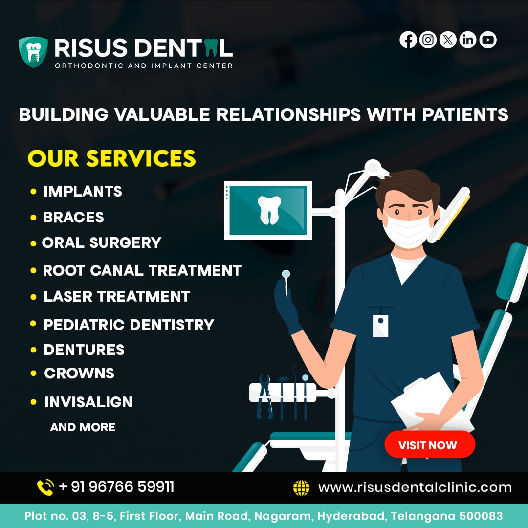  Best dental hospital in ecil , Hyderabad | Risus dental clinic