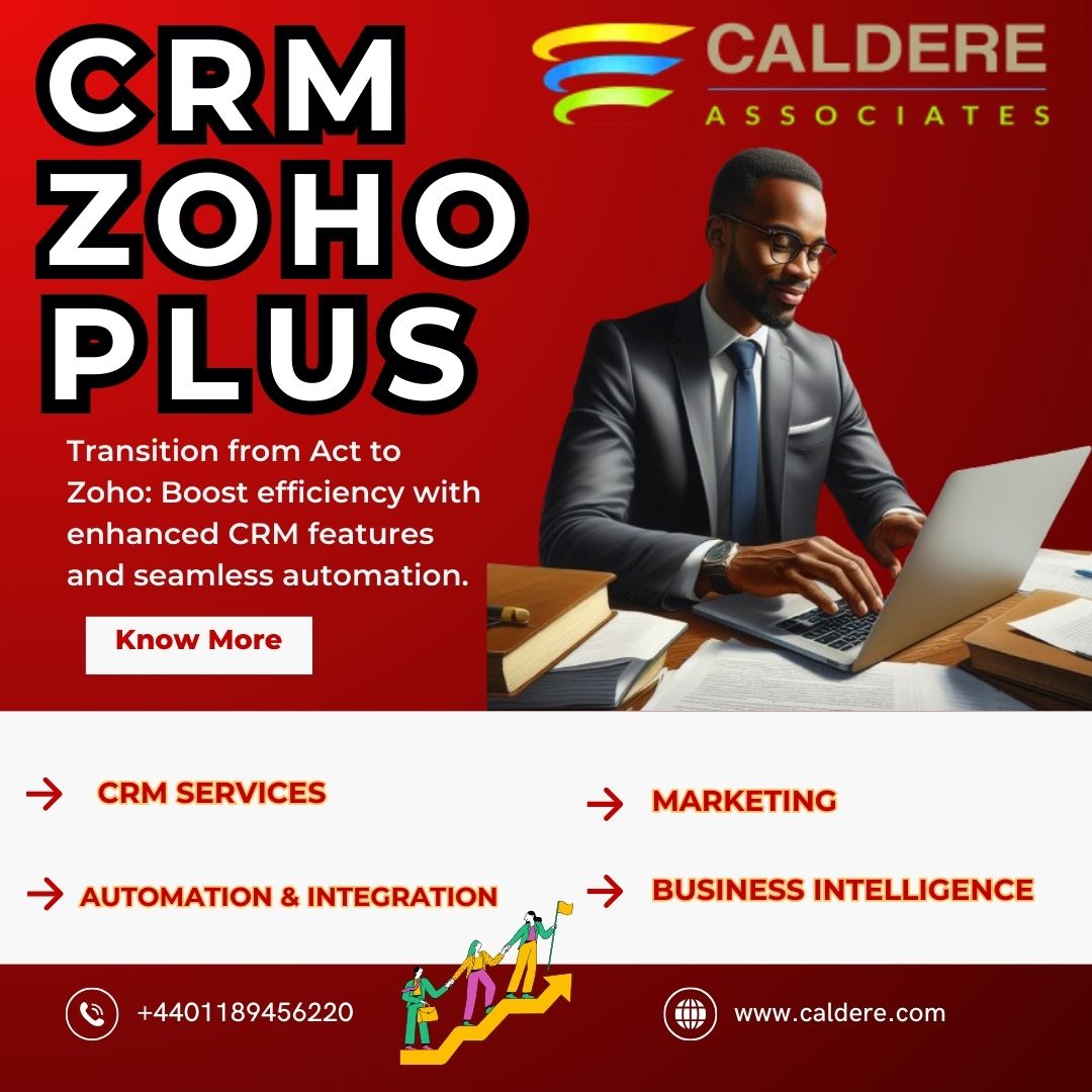  Upgrade to CRM Zoho Plus: Enhance Your CRM Capabilities