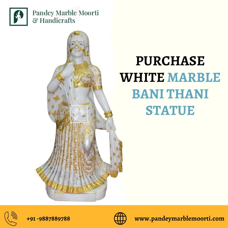  Purchase White Marble Bani Thani Statue