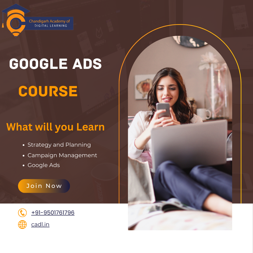  Google Ads Course in Zirakpur With 100% Placement - CADL