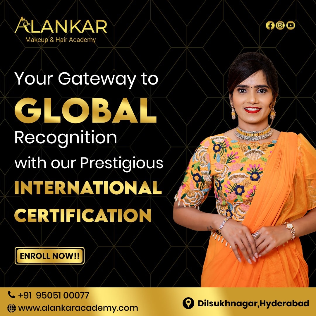  Get international makeup courses at alankar academy | Dilsukhnagar | Hyderabad