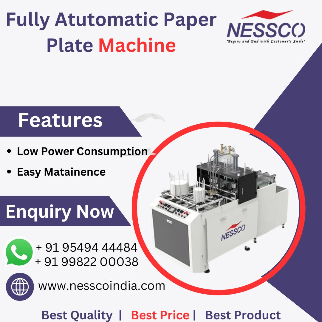  Nessco Fully Automaic Paper Plate Making Machine