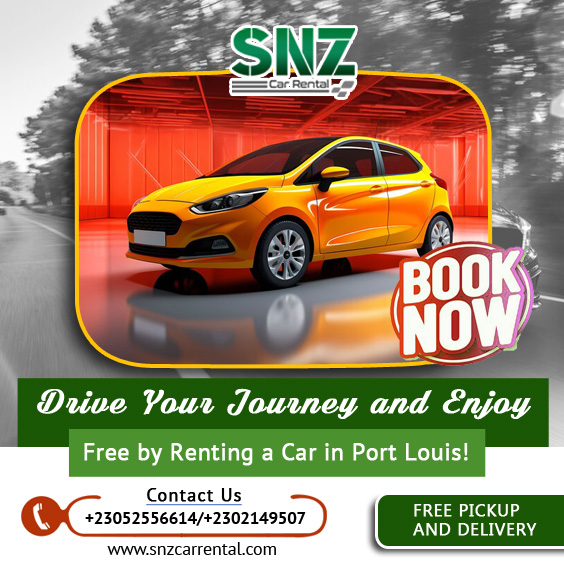  Top-rated car rental companies Mauritius - SNZ