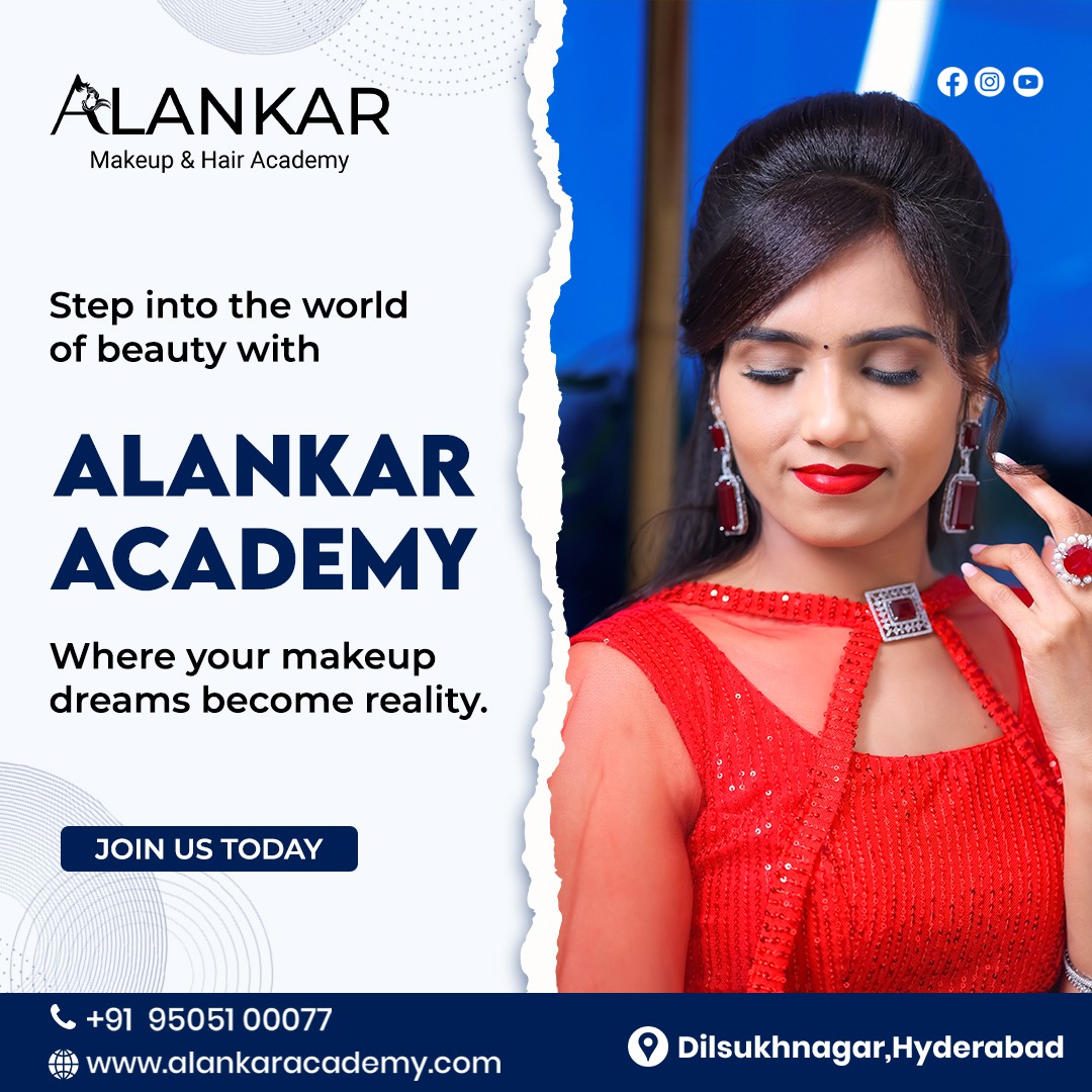  Become a Certified Makeup Artist at Alankar Academy | International Makeup Courses | Hyderabad