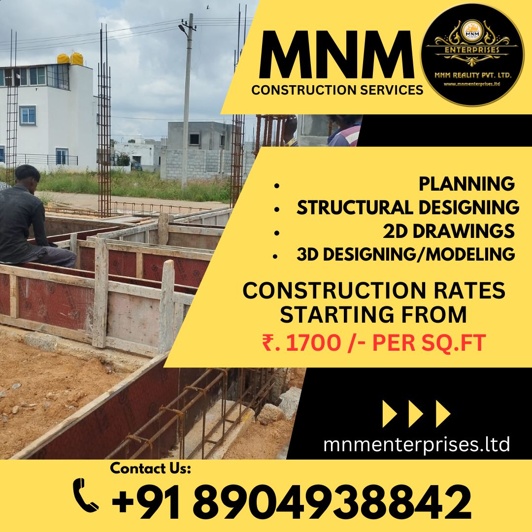  Build Your Dream Home in Bangalore with MNM ENTERPRISES!