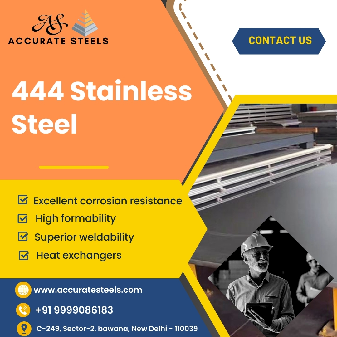  444 Stainless Steel Sheet - In India