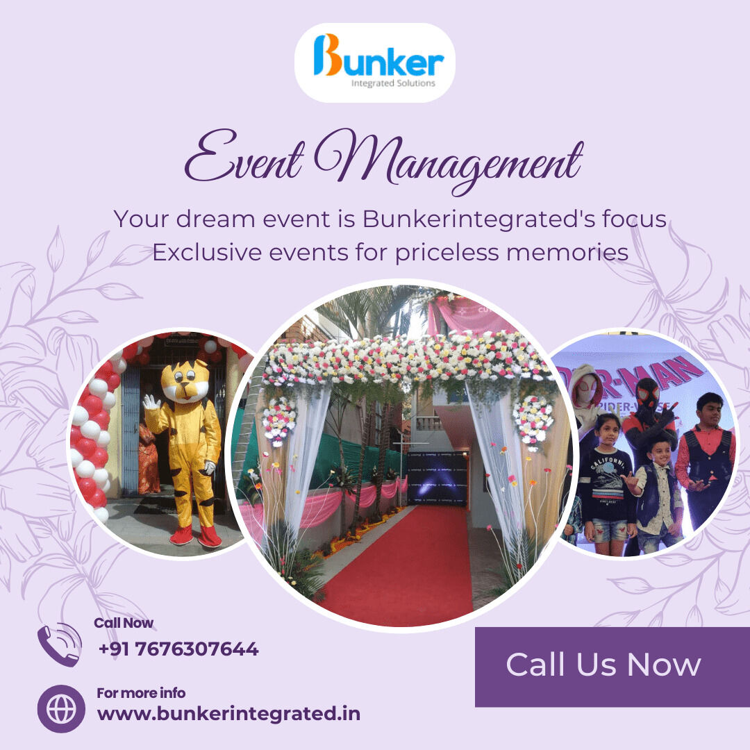  Event Management Agency in Bangalore | Bunker