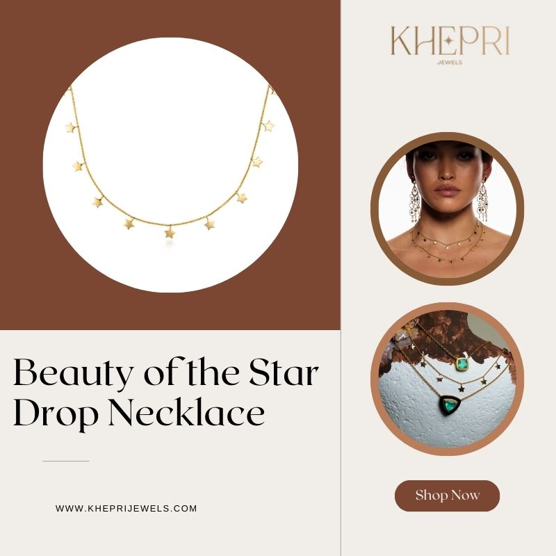  Beauty of the Star Drop Necklace