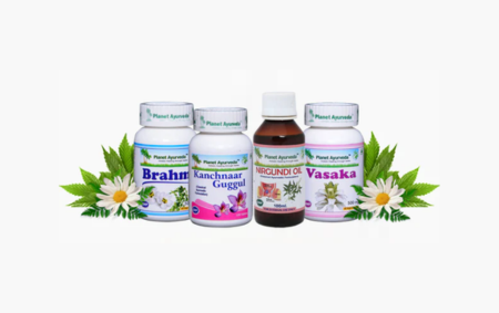  Herbal Remedies Of Throat Chakra - Throat Chakra Care Pack By Planet Ayurveda