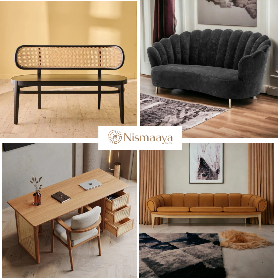  SHOP Premium Wooden Sofa Sets and Double Beds at Nismaaya Decor