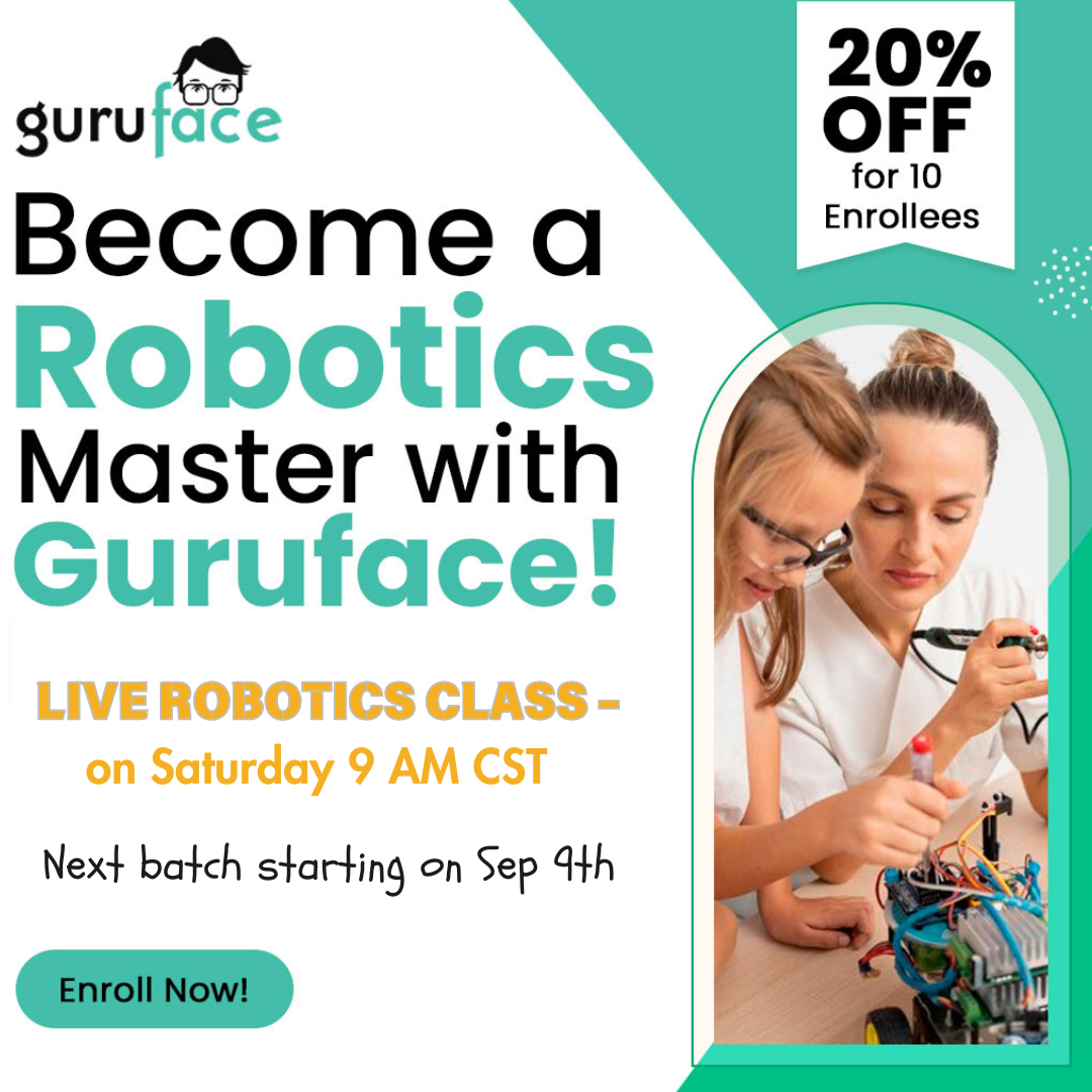  Live Robotics Learning for Beginners