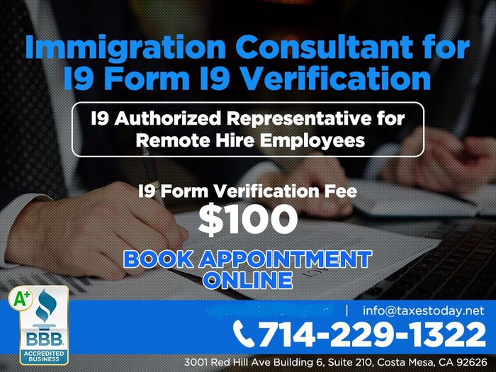  Immigration Consultant San Juan Capistrano