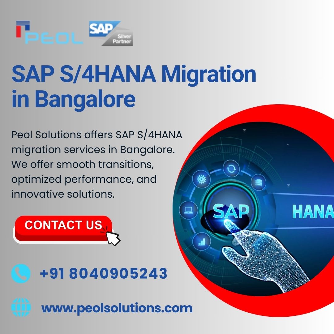  SAP S/4HANA Migration in Bangalore