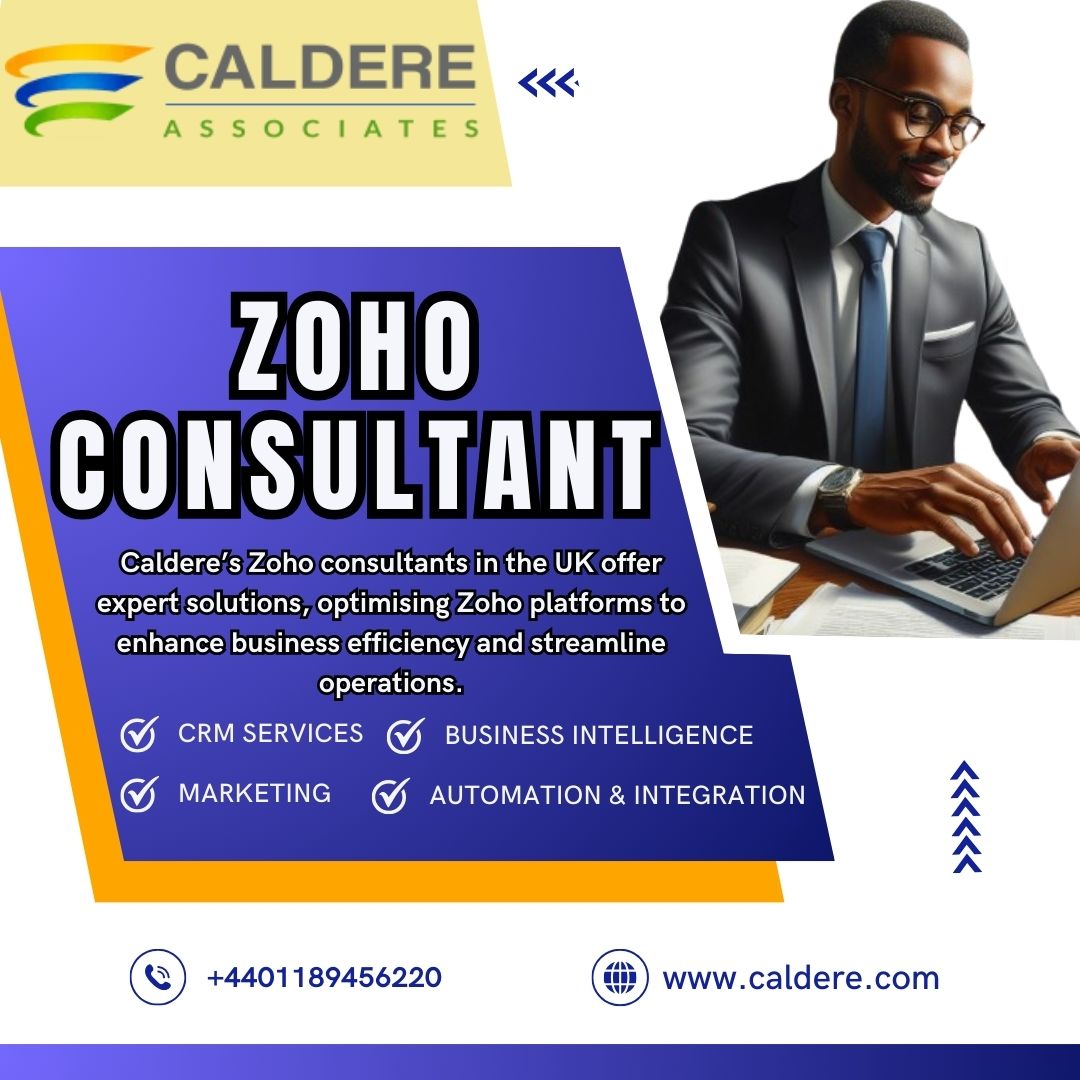  Premier Zoho Consultant by Caldere – UK’s Best Zoho Solutions